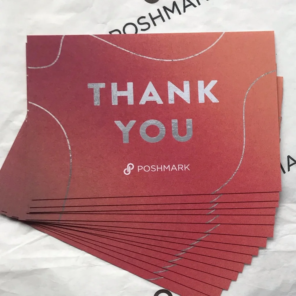 Poshmark Thank You Cards & Stickers bundle 🆕